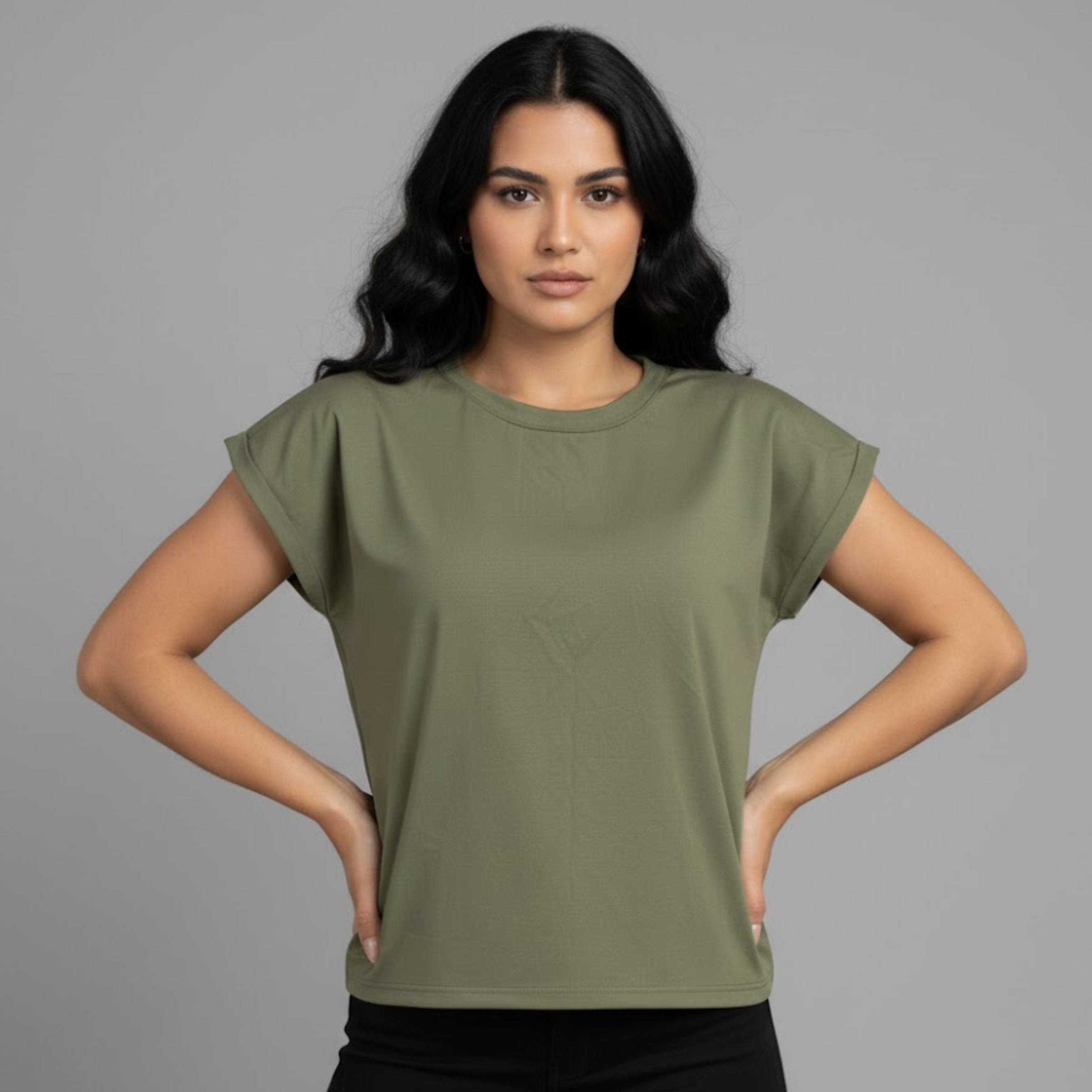 CAMISETA BASICA CRUZADA
