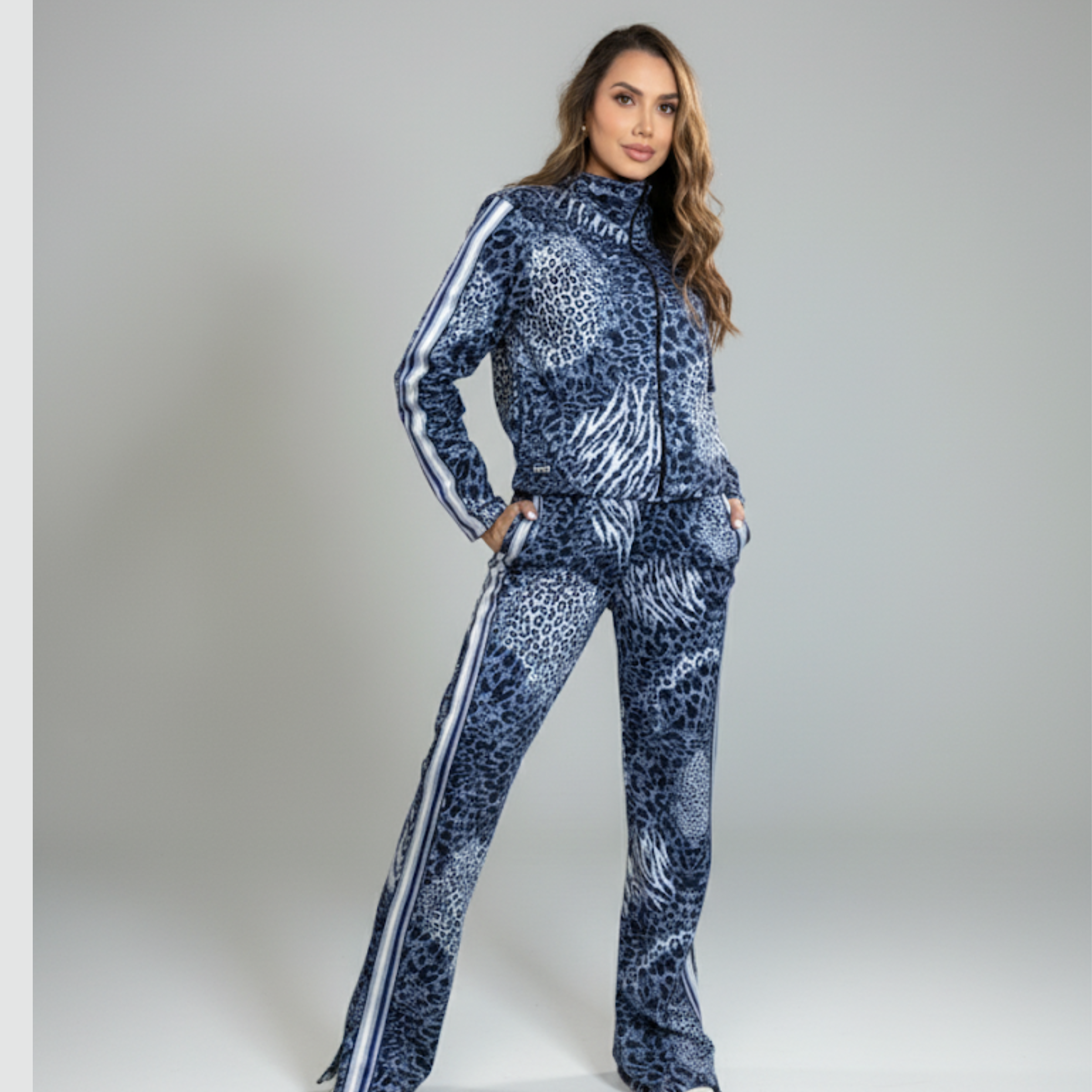 SET VIAJERO ESTAMPADO LEOPARDOS