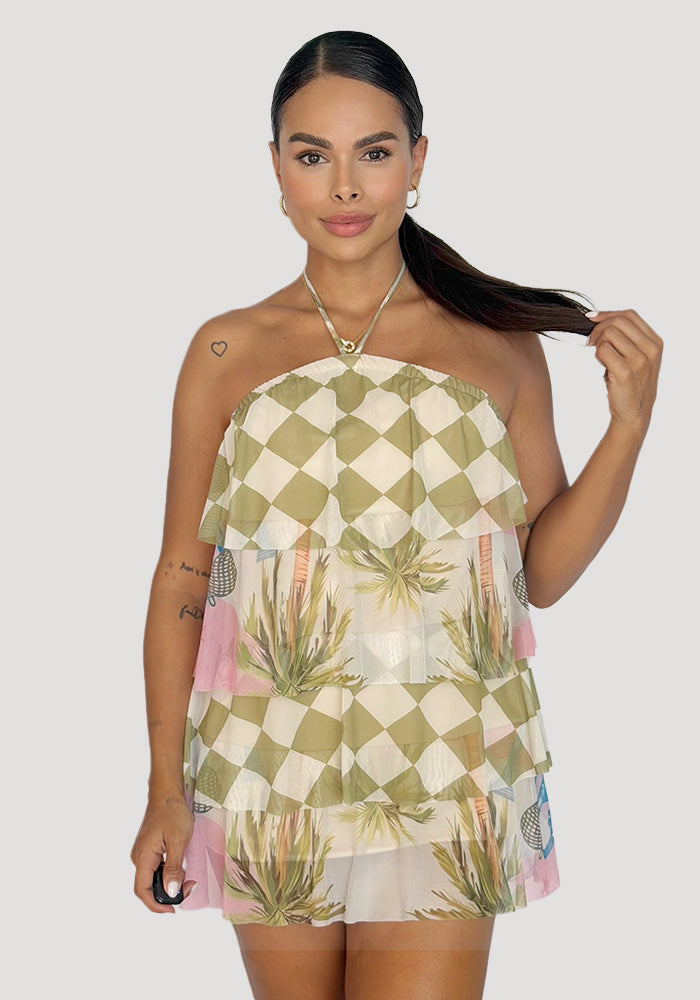 VESTIDO BOLEROS PALMERAS