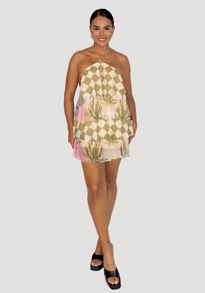 VESTIDO BOLEROS PALMERAS