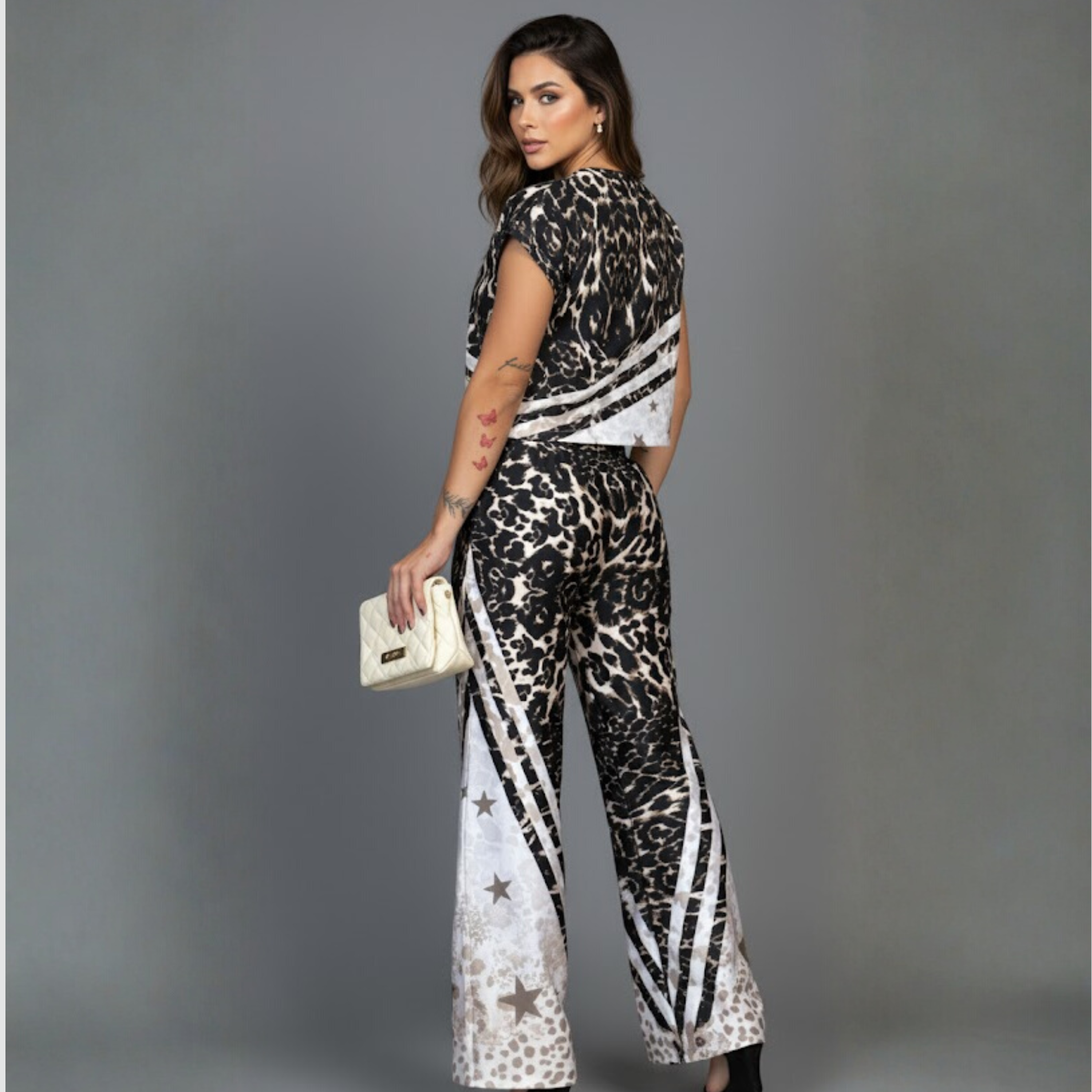 SET ANIMAL PRINT STARS