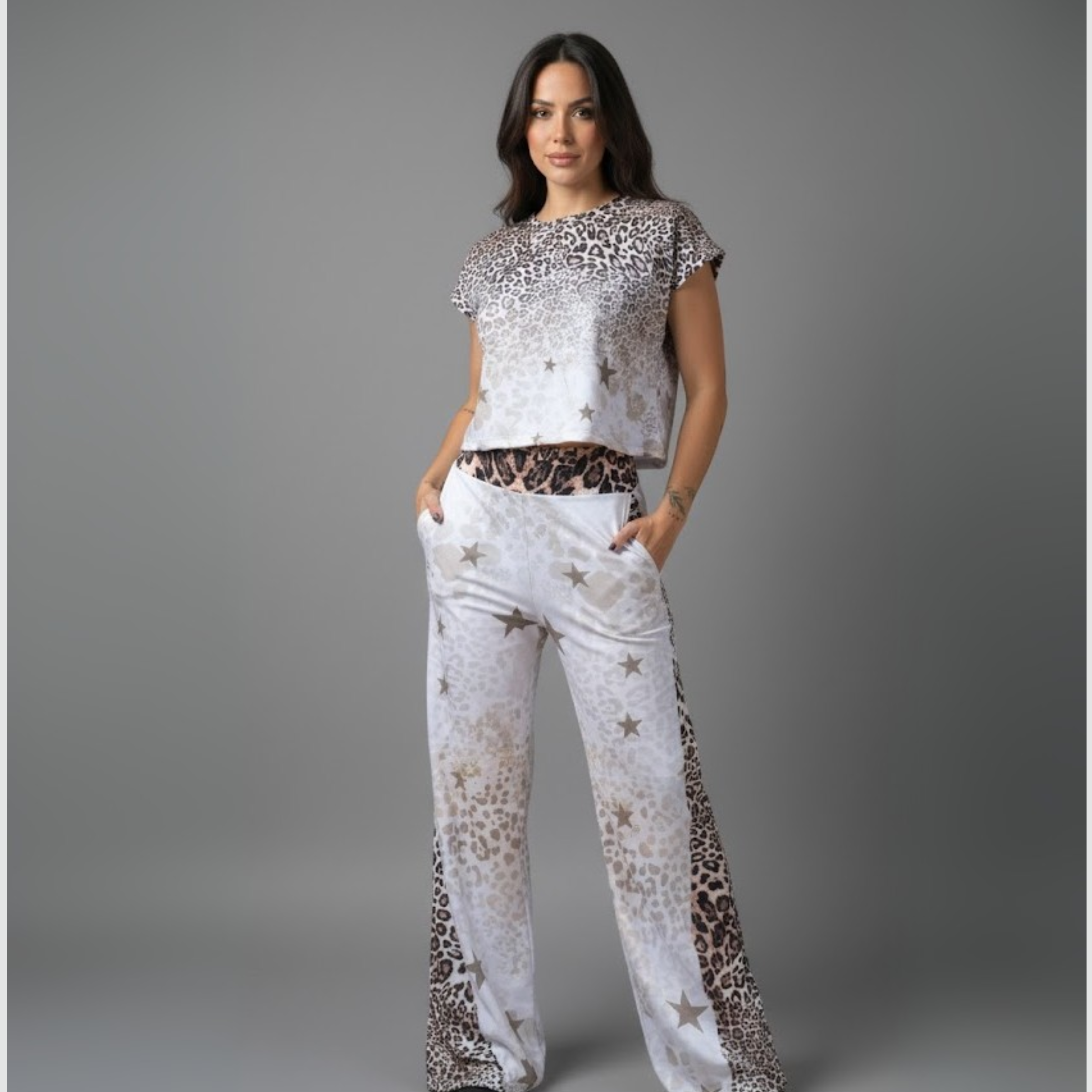 SET ANIMAL PRINT STARS