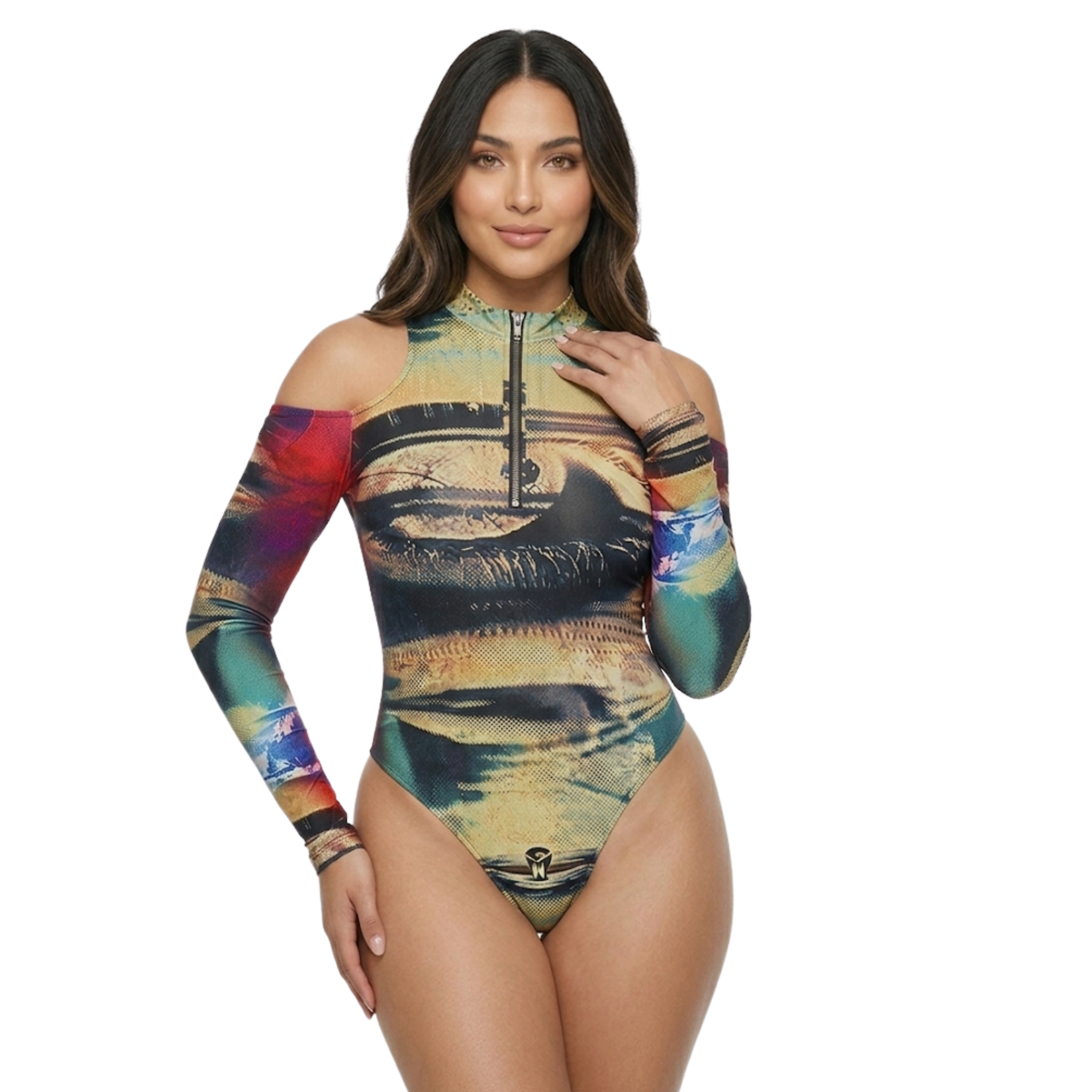 BODY Y PAÑOLETA BLONDE