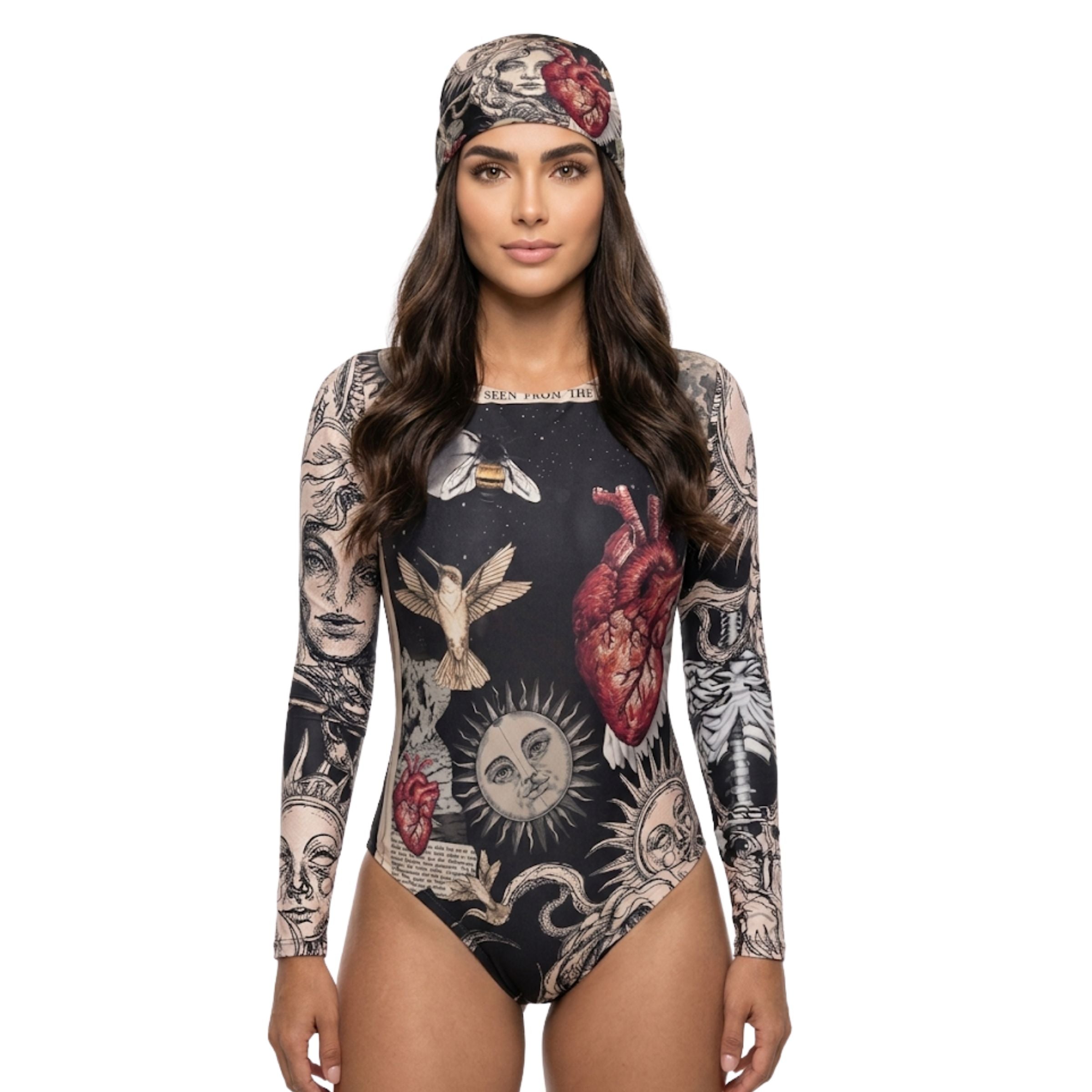 BODY Y PAÑOLETA LUNATICA