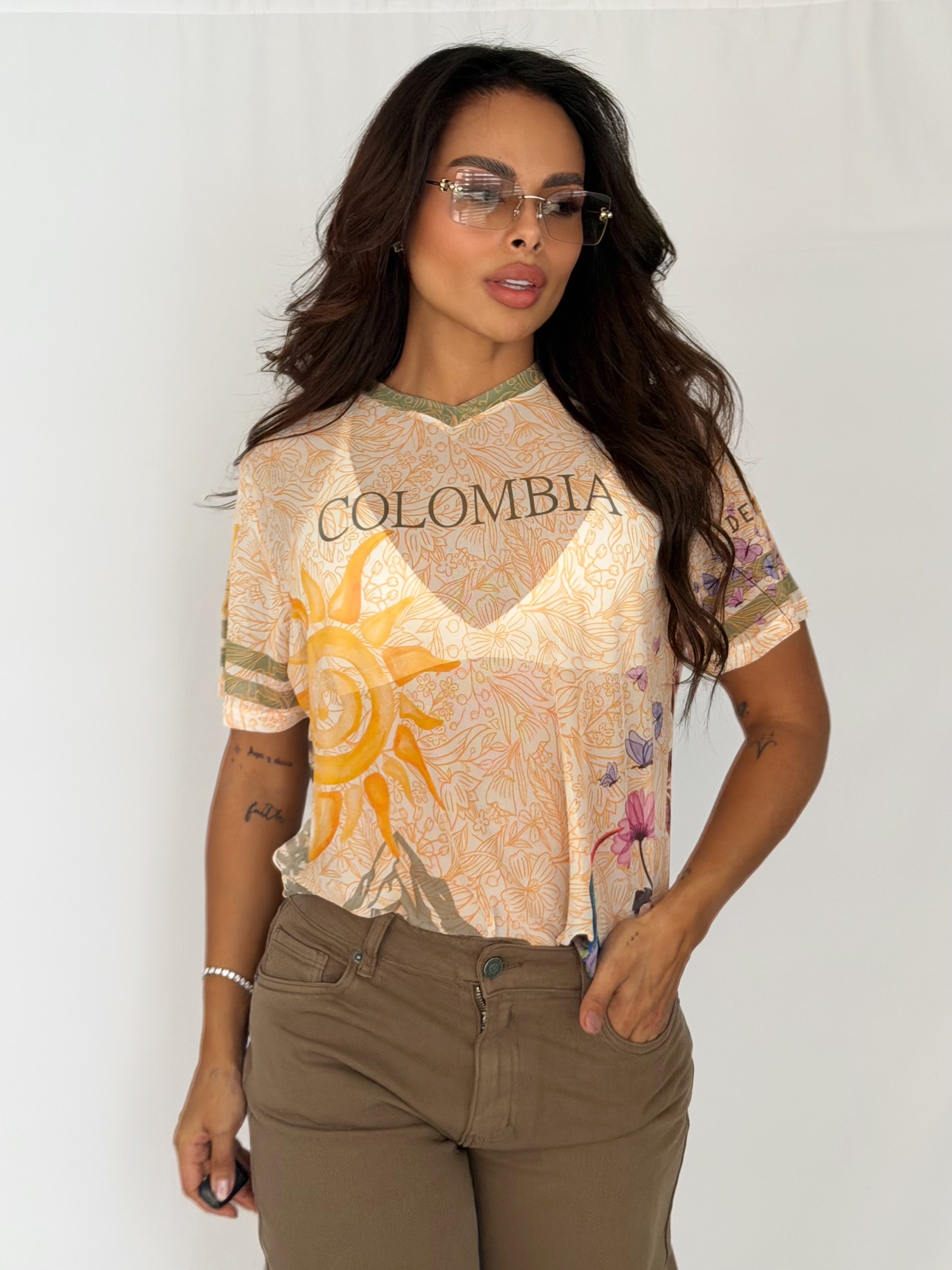 CAMISETA MALLA COLOMBIA