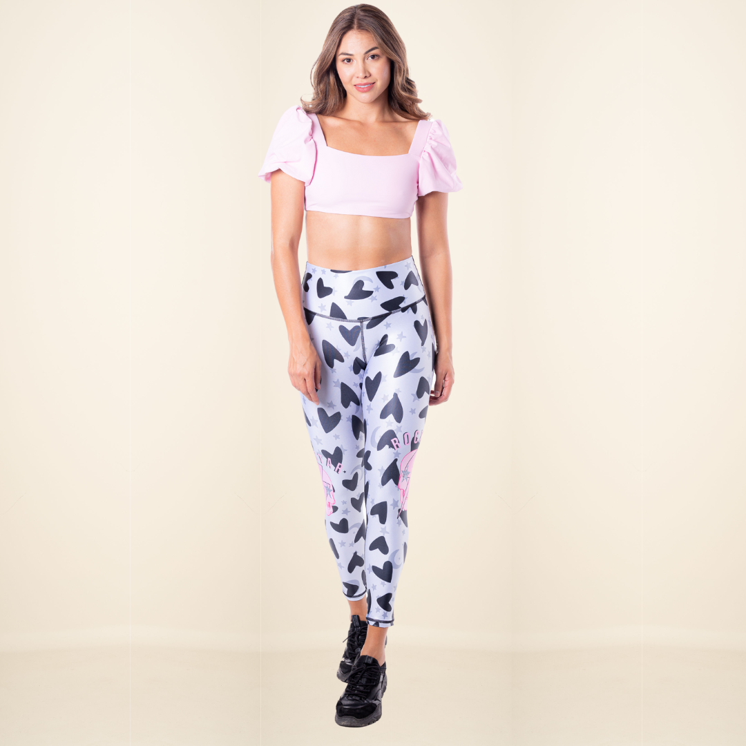 SET LEGGINS CROP TOP BOMBACHO