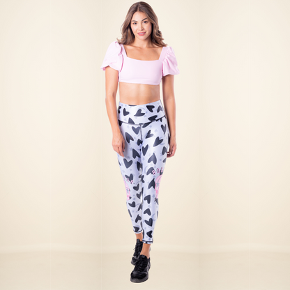 SET LEGGINS CROP TOP BOMBACHO