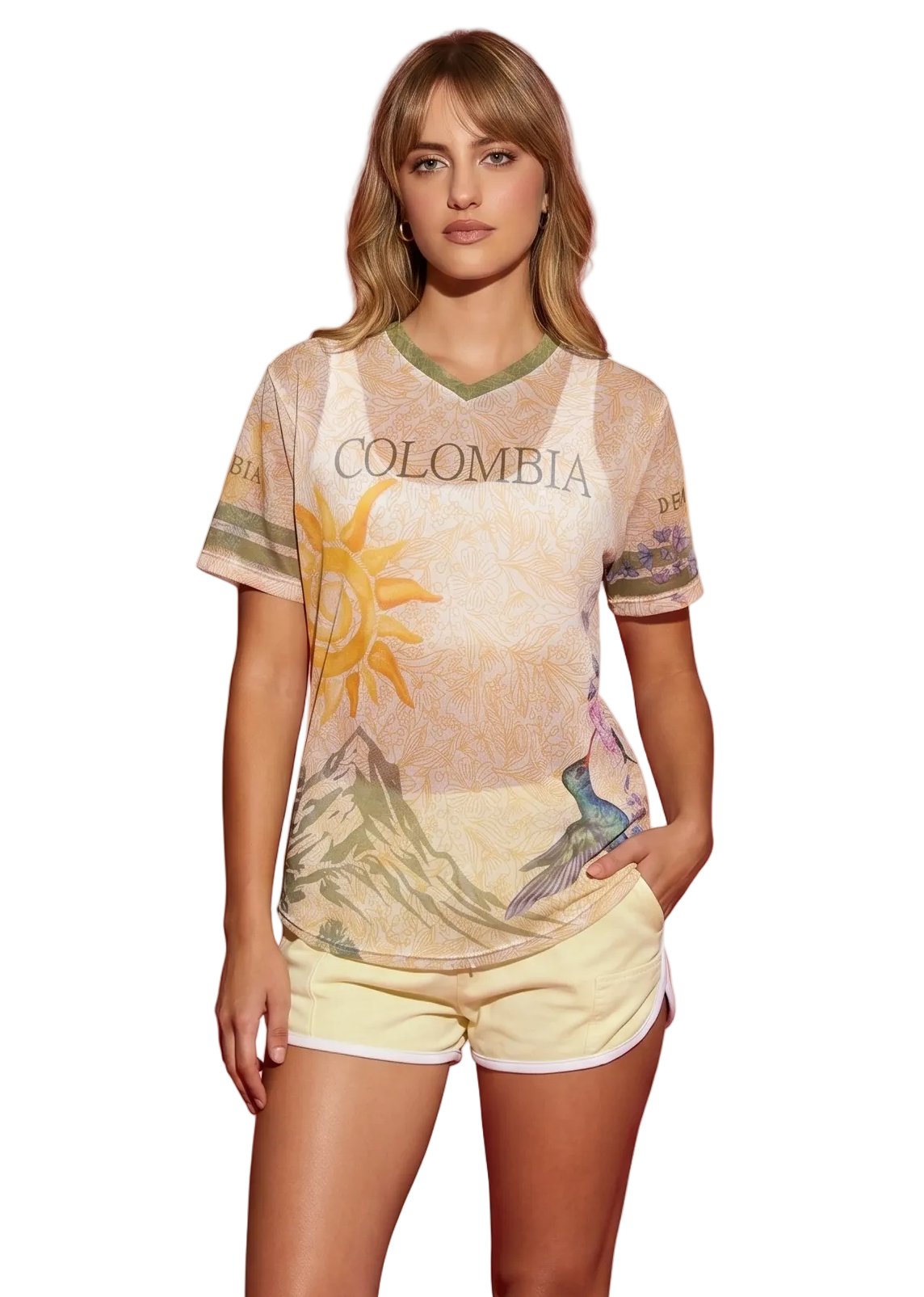 CAMISETA MALLA COLOMBIA