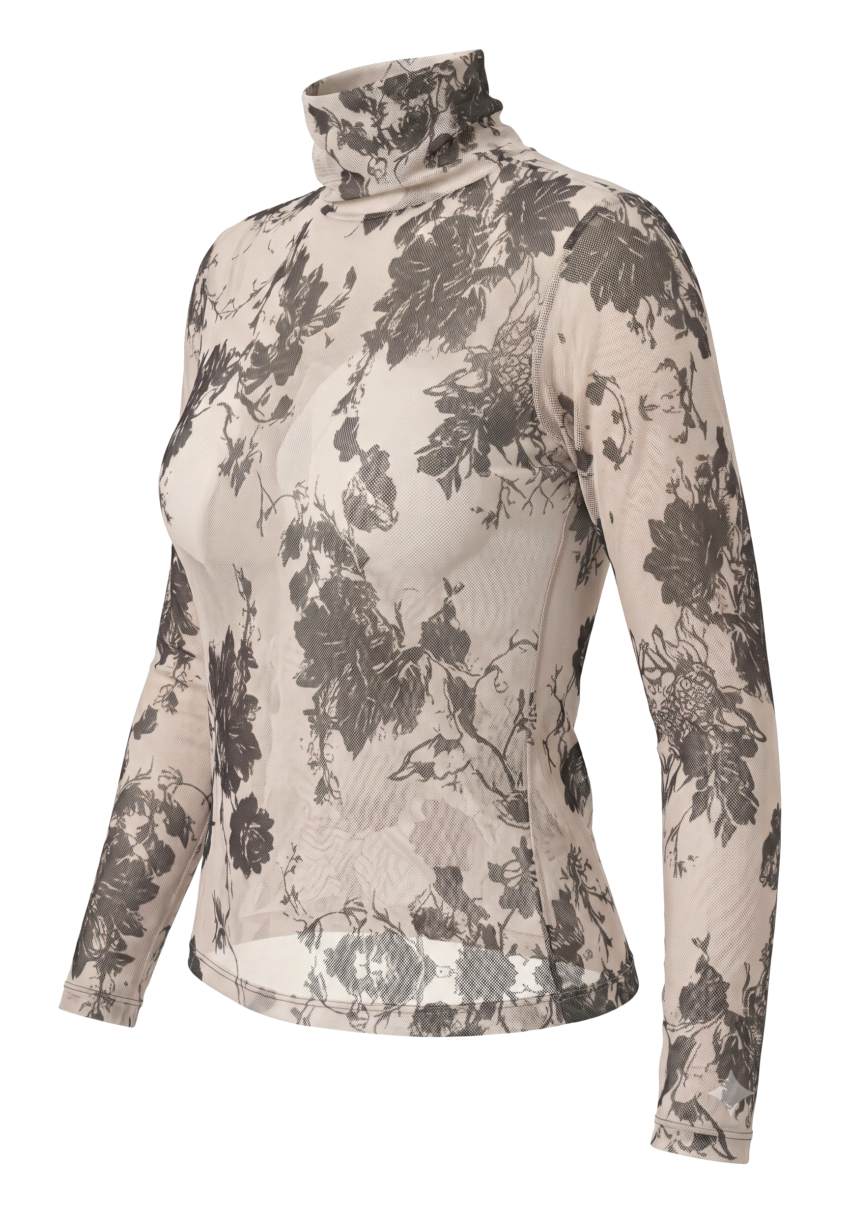 BLUSA MANGA LARGA EN MALLA MAGNOLIA
