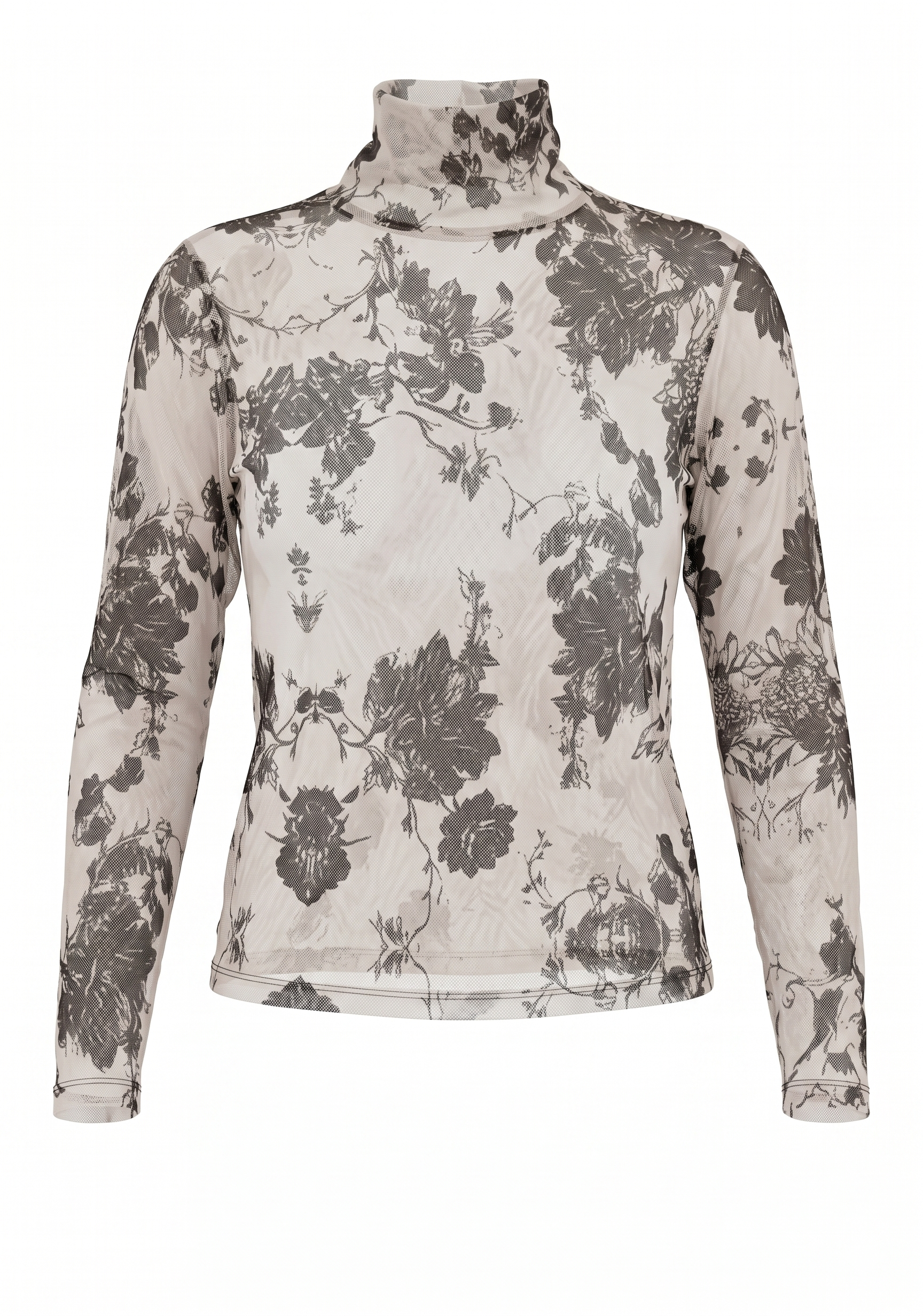 BLUSA MANGA LARGA EN MALLA MAGNOLIA