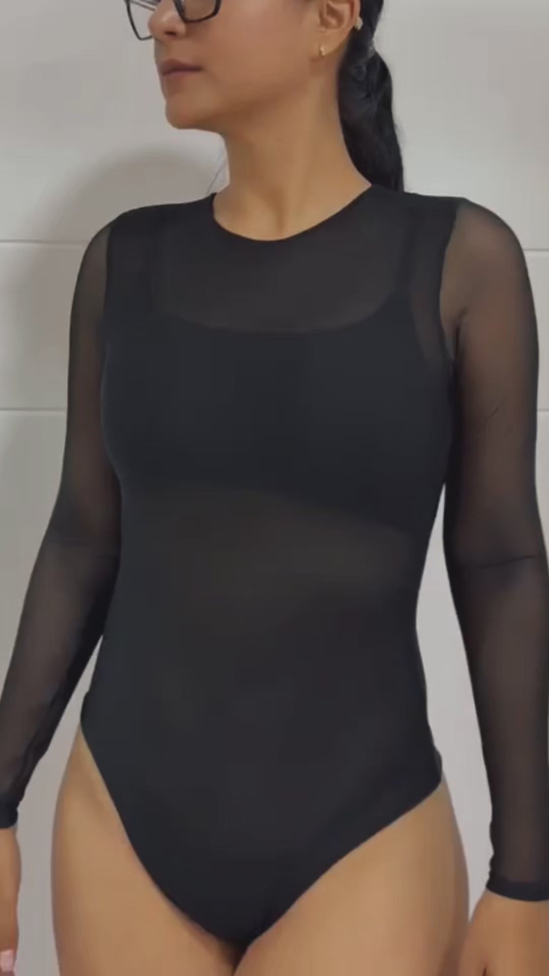 BODY MALLA MANGA LARGA GIO