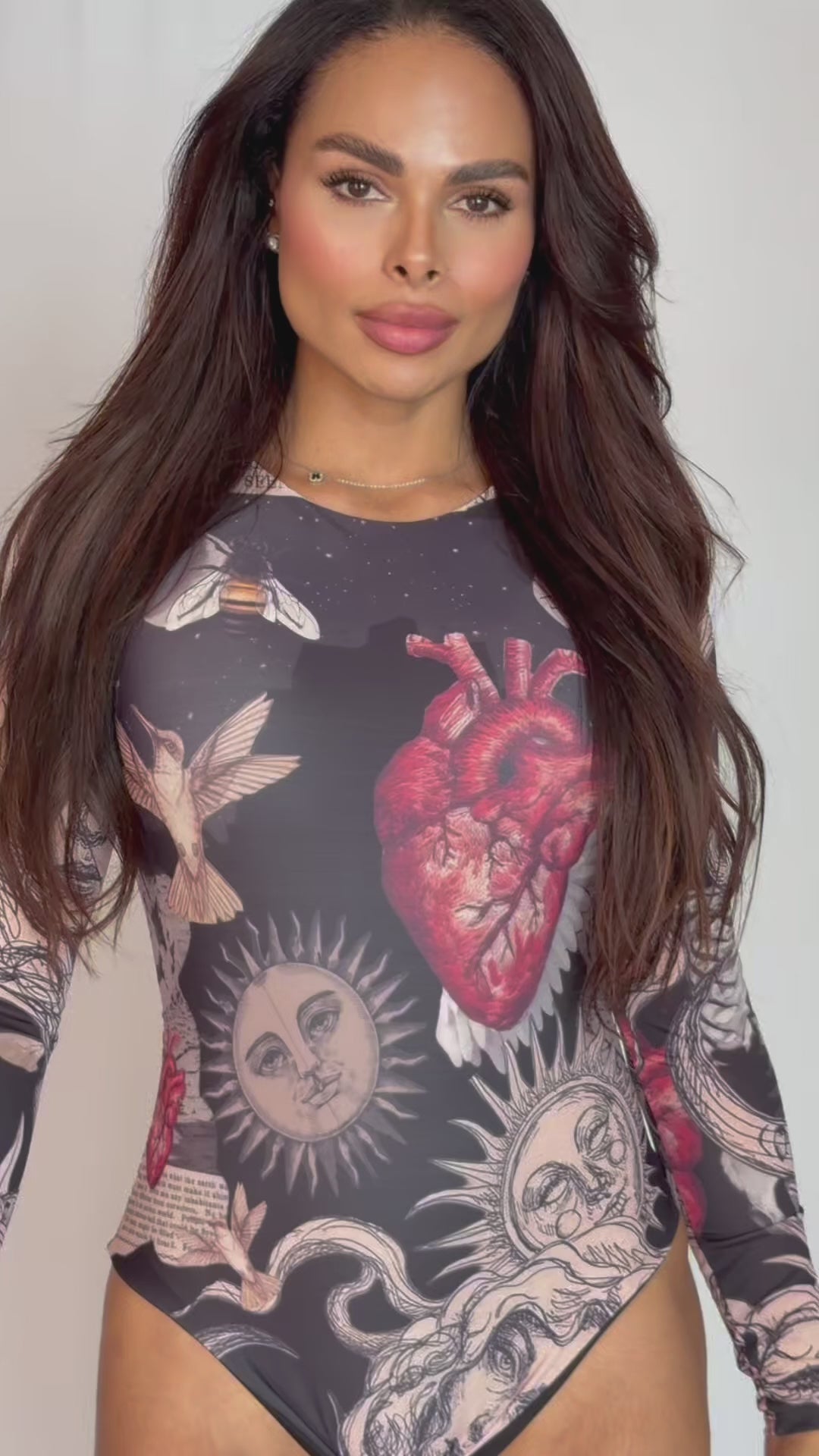 BODY Y PAÑOLETA LUNATICA